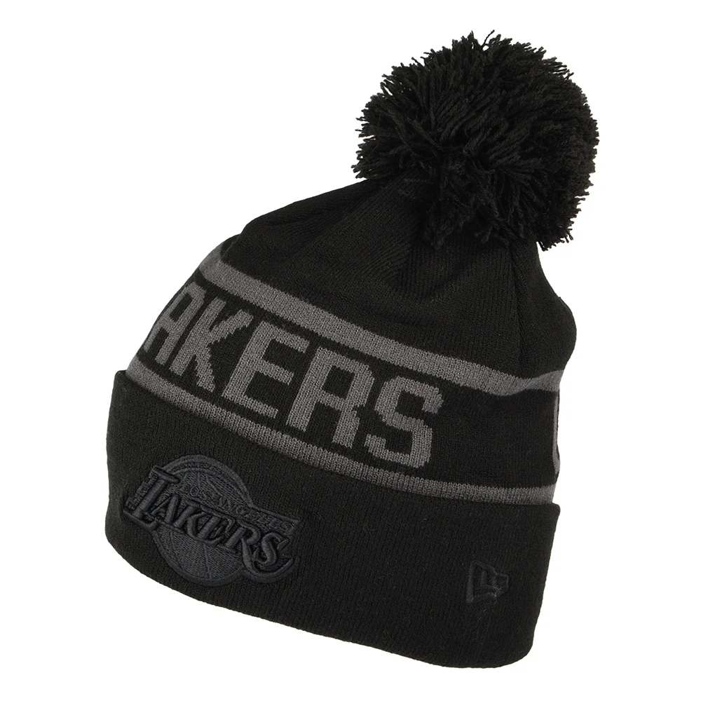 New Era L.A. Lakers Bommelmütze - NBA Tonal Jake Cuff - Schwarz