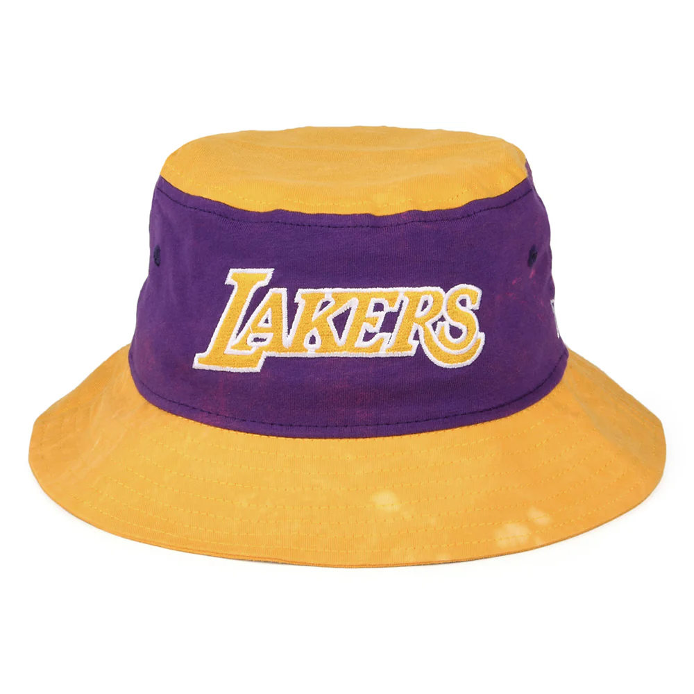 New Era L.A. Lakers Fischerhut - NBA Washed Pack - Gelb-Lila - Image 2