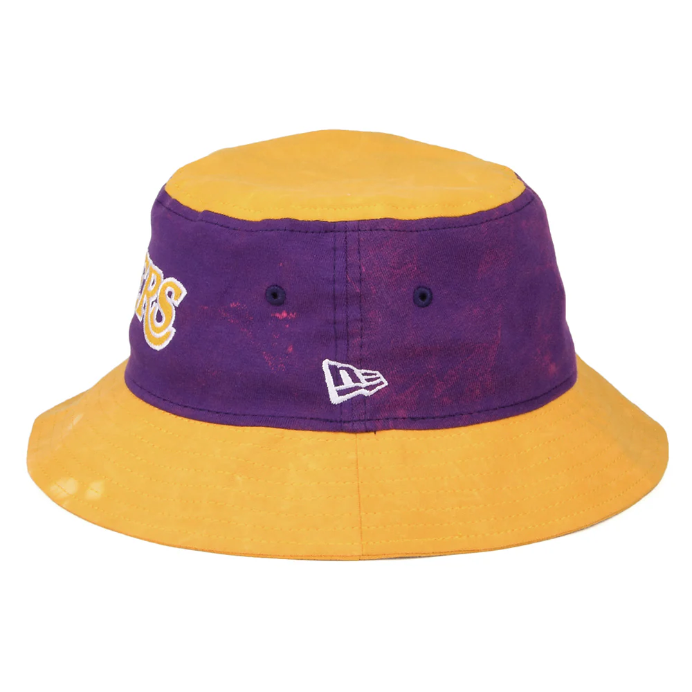 New Era L.A. Lakers Fischerhut - NBA Washed Pack - Gelb-Lila - Image 3
