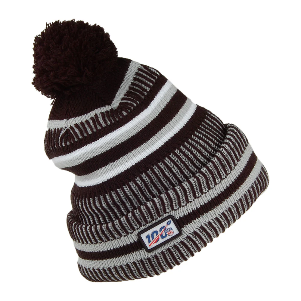 New Era Las Vegas Raiders Bommelmütze - NFL On Field Knit - Schwarz-Grau - Image 2