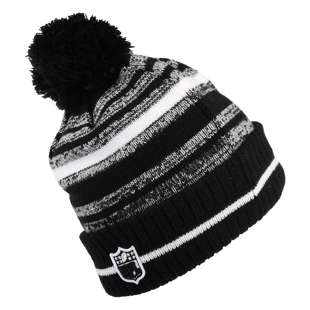 New Era Los Angeles Rams Bommelmütze - NFL Sport Knit - Schwarz-Weiß - Image 2