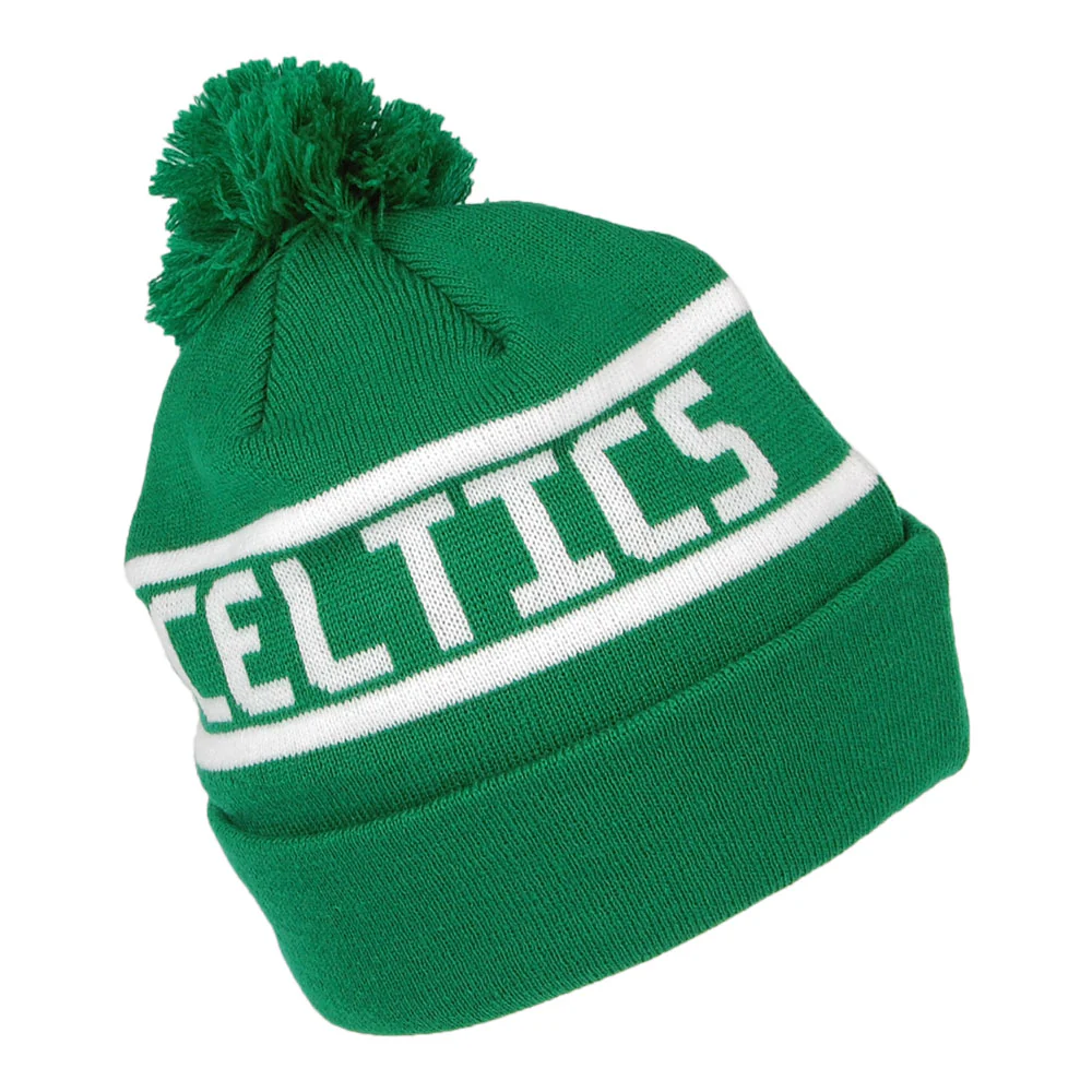 New Era mit Umschlag Boston Celtics Bommelmütze NBA Team Jake - Grün-Weiß - Image 2