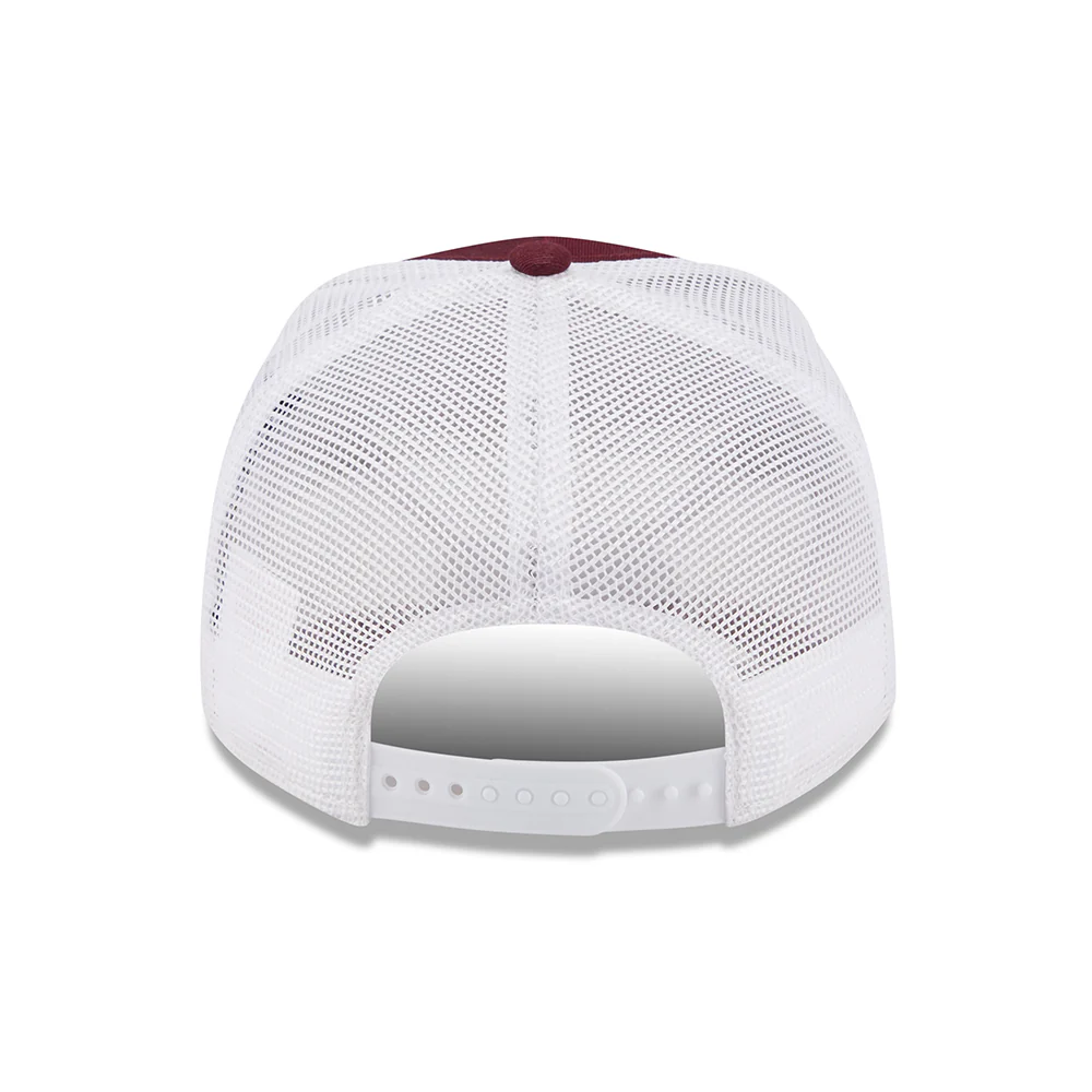 New Era NE Camp Patch A-Frame Trucker Cap - Kastanienbraun - Image 4
