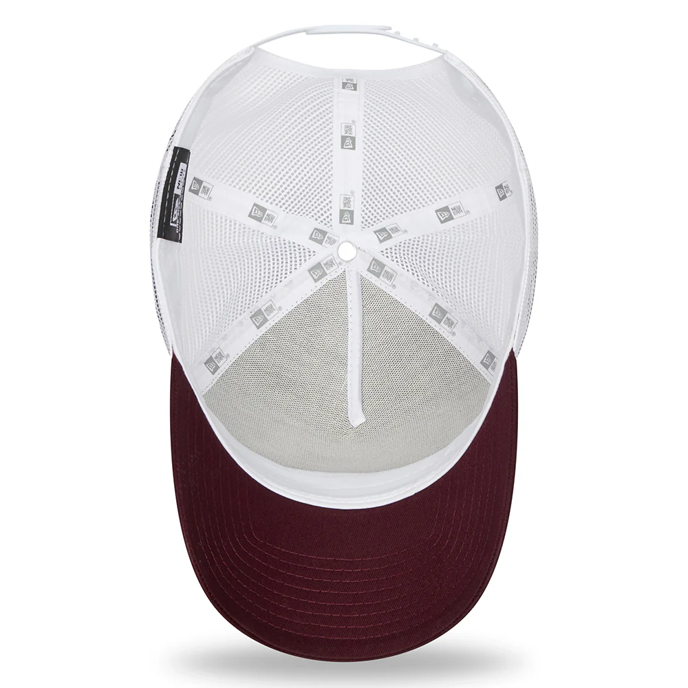 New Era NE Camp Patch A-Frame Trucker Cap - Kastanienbraun - Image 5
