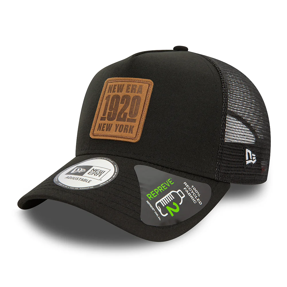 New Era NE Repreve A-Frame Trucker Cap - Schwarz