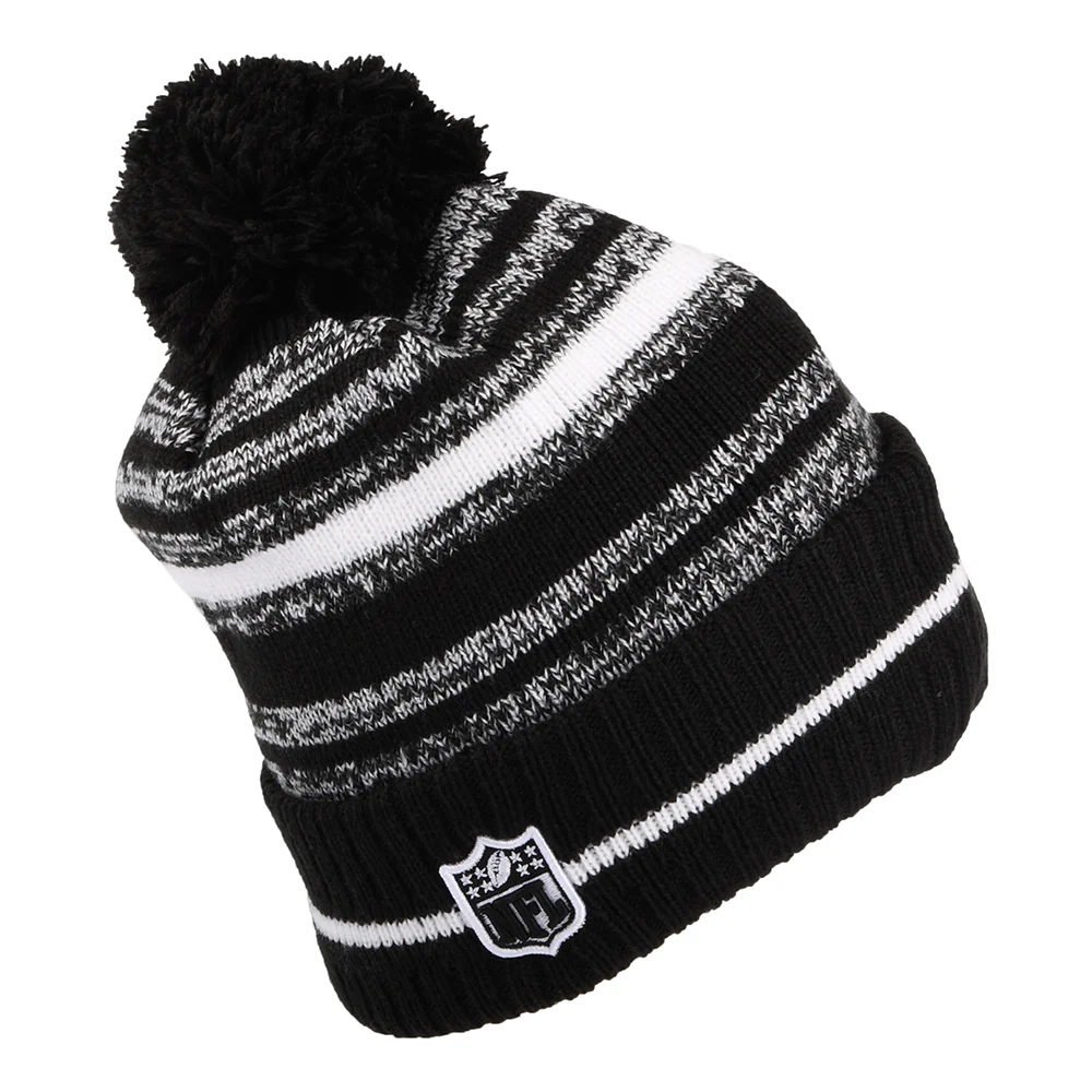 New Era New York Giants Bommelmütze - NFL Sport Knit - Schwarz-Weiß - Image 2