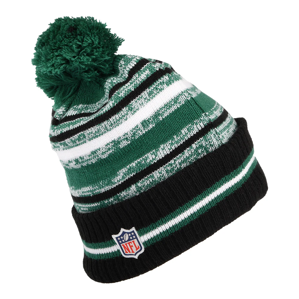 New Era New York Jets Bommelmütze - NFL Sport Knit OTC - Grün-Weiß - Image 2