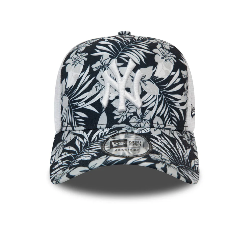 New Era New York Yankees Trucker Cap - MLB Hibiscus Infill - Marineblau-Multi - Image 2
