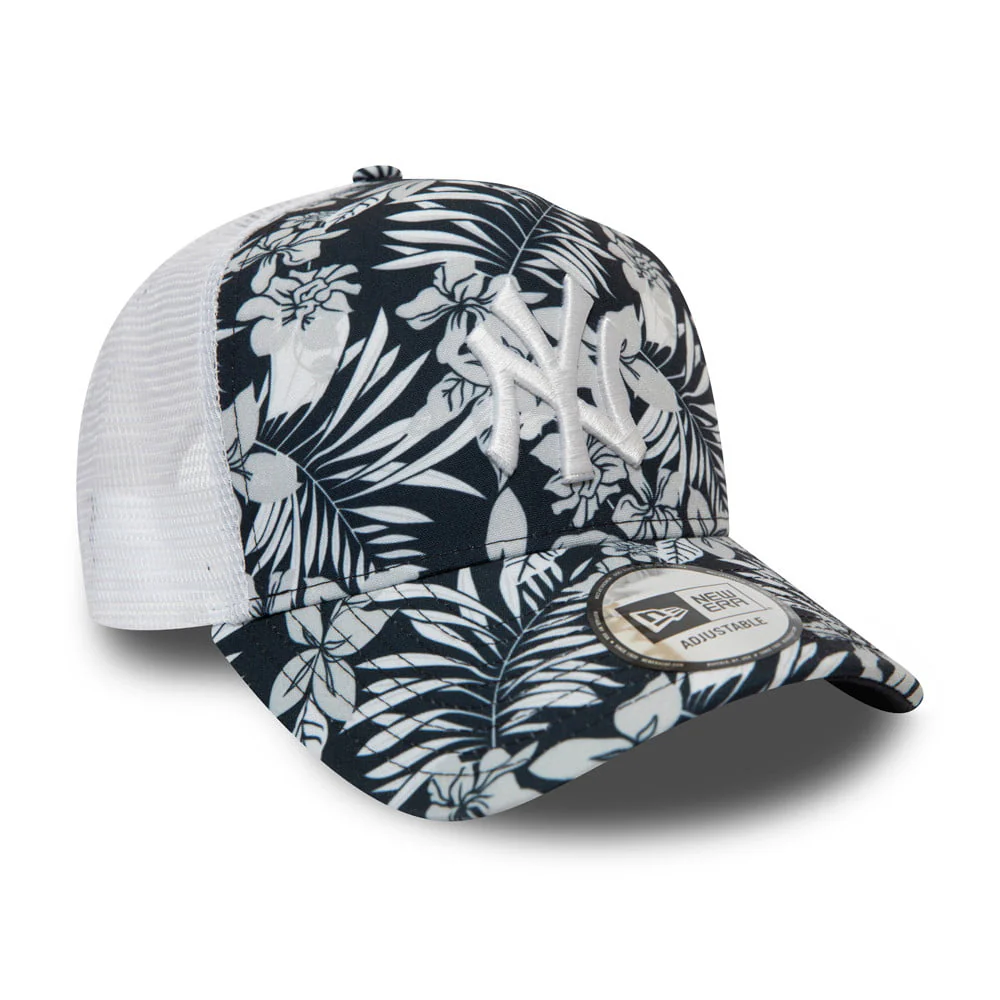 New Era New York Yankees Trucker Cap - MLB Hibiscus Infill - Marineblau-Multi - Image 3
