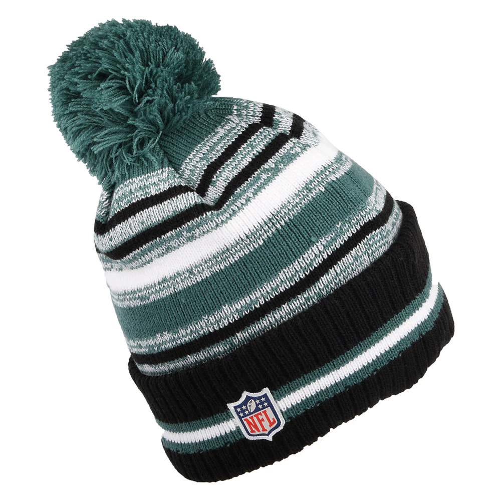 New Era Philadelphia Eagles Bommelmütze NFL Sport Knit OTC - Schwarz-Grün - Image 2