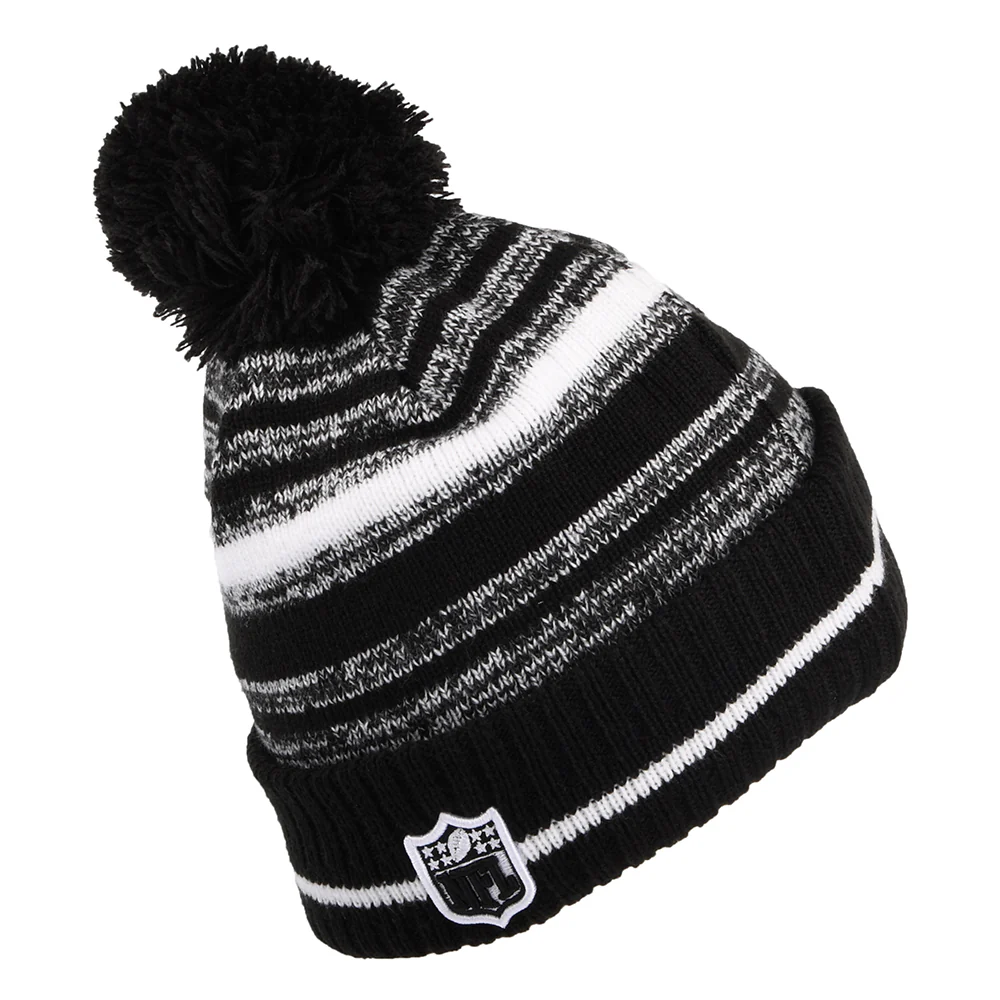 New Era Philadelphia Eagles Bommelmütze - NFL Sport Knit - Schwarz-Weiß - Image 2