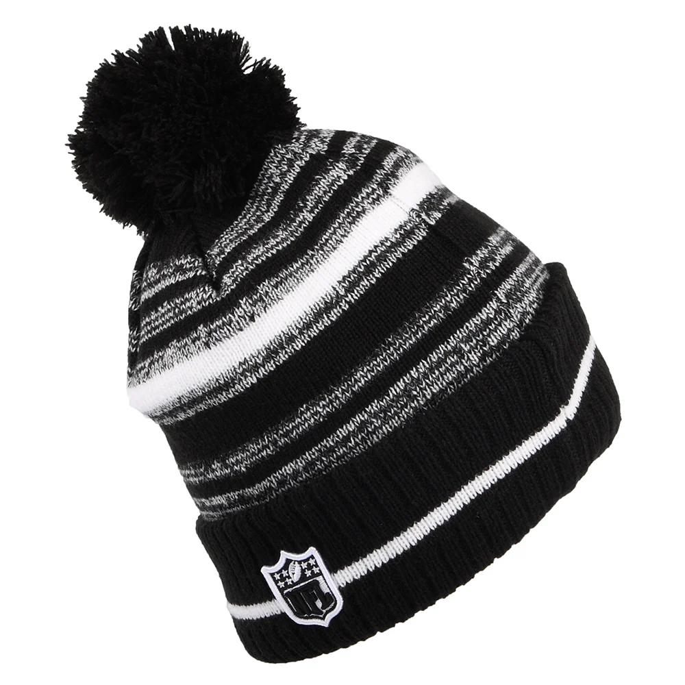 New Era Pittsburgh Steelers Bommelmütze - NFL Sport Knit - Schwarz-Weiß - Image 2
