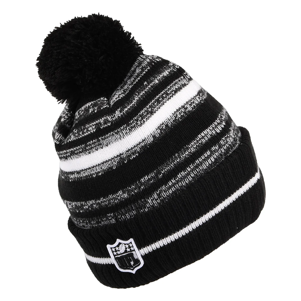 New Era Seattle Seahawks Bommelmütze - NFL Sport Knit - Schwarz-Weiß - Image 2