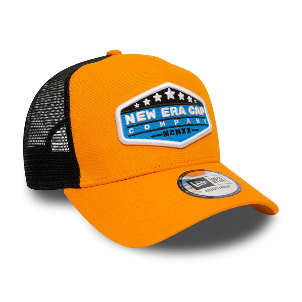 New Era Star Patch Trucker Cap - Orange - Image 3