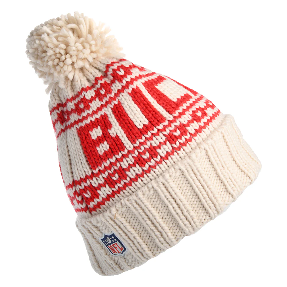 New Era Damen Tampa Bay Buccaneers Bommelmütze - NFL Sport Knit - Hellbeige - Image 2