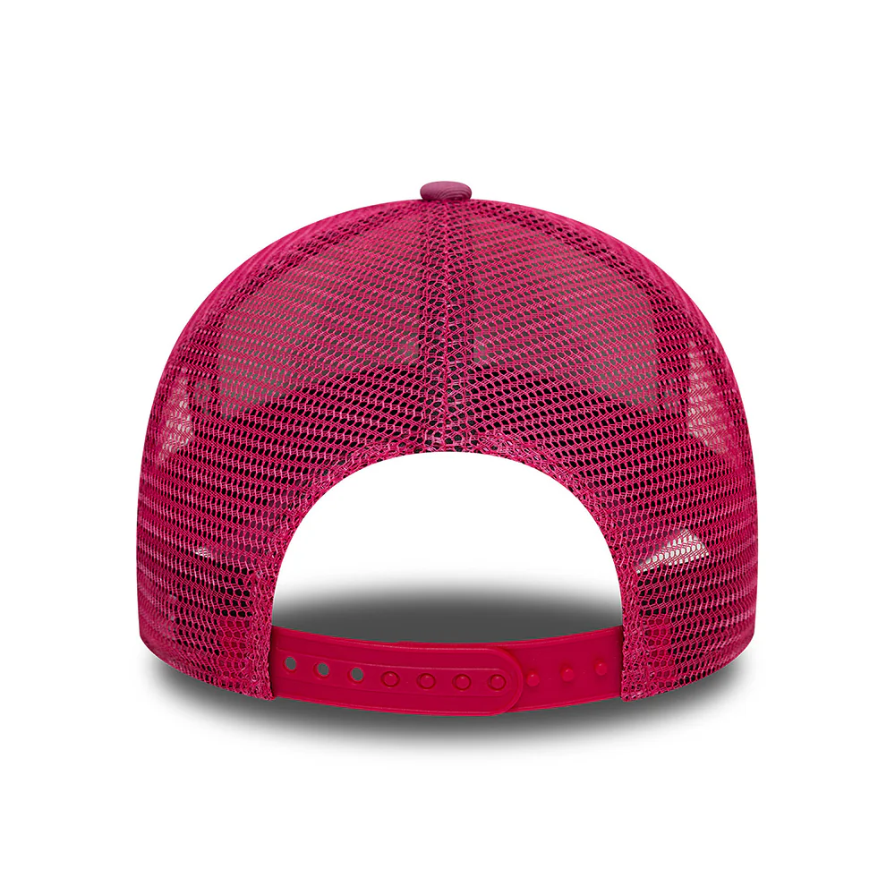 New Era Tokyo A-Frame Trucker Cap - Graphic Print - Weiß-Pink - Image 4