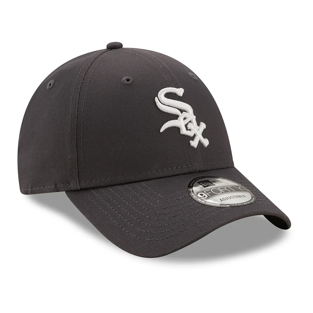 New Era 9FORTY Chicago White Sox Baseball Cap - MLB League Essential II - Graphitgrau-Weiß - Image 3
