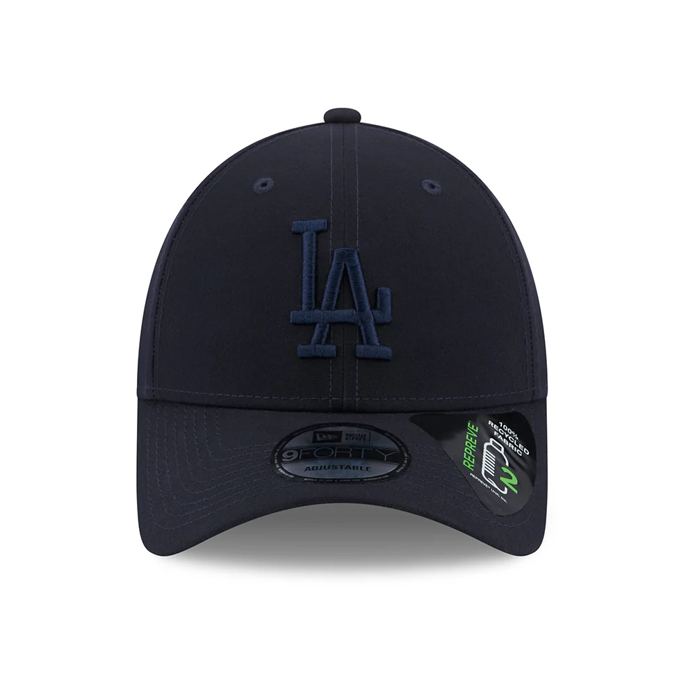 New Era Unisex 9FORTY L.A. Dodgers Baseball Cap MLB Repreve - Marineblau auf Marineblau - Image 2