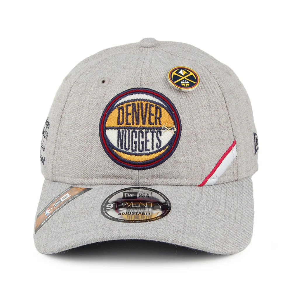 New Era Unisex 9TWENTY Denver Nuggets Baseball Cap - Meliertes Grau - Image 2