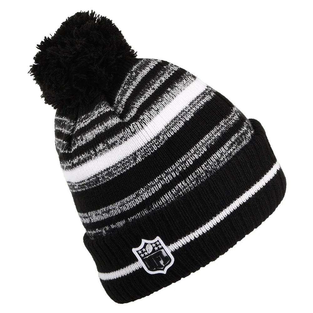 New Era Washington Football Team Bommelmütze - NFL Sport Knit - Schwarz-Weiß - Image 2