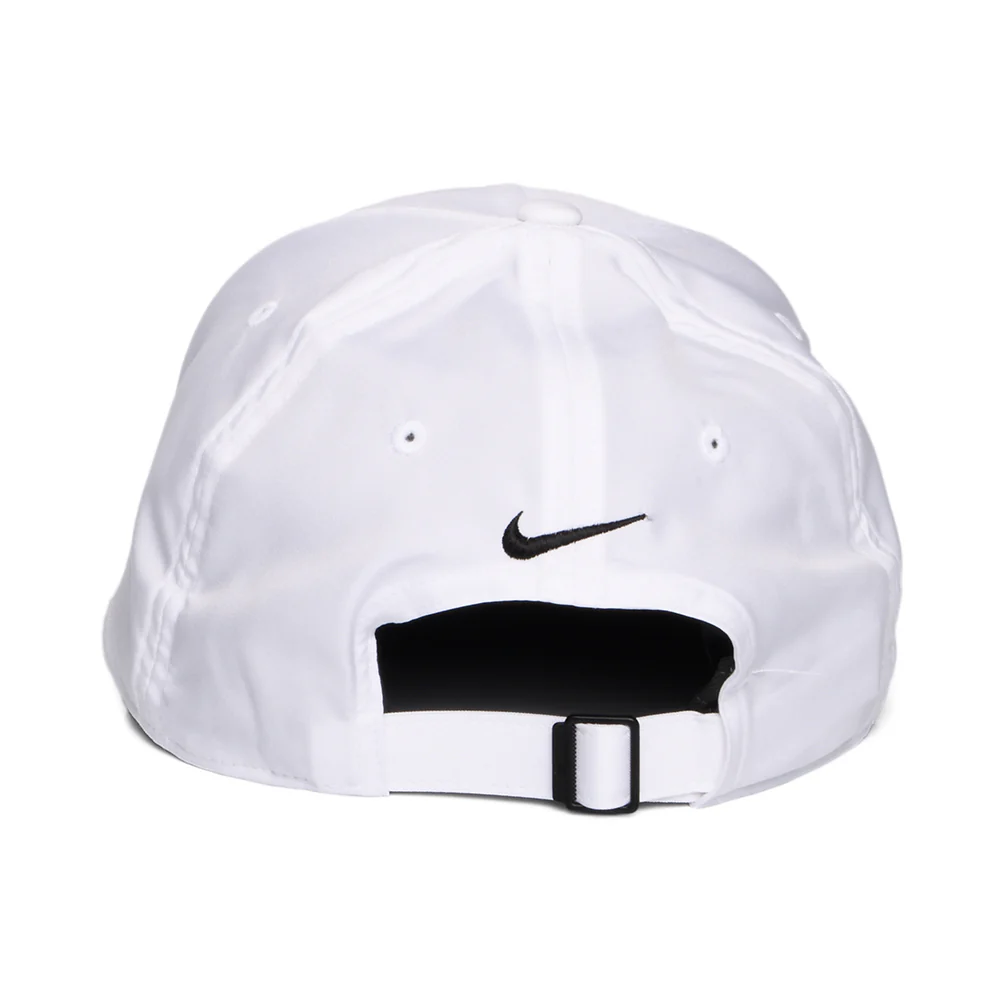 Nike Golf Dri-Fit Strukturierte Back Logo Baseball Cap - Weiß-Schwarz - Image 3