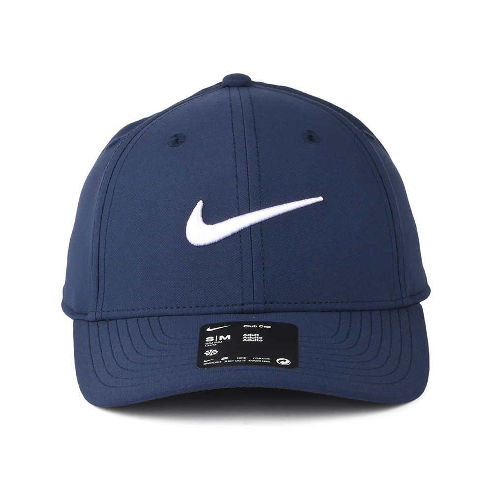 Nike Golf Dri-Fit Strukturierte Baseball Cap - Marineblau-Weiß - Image 2
