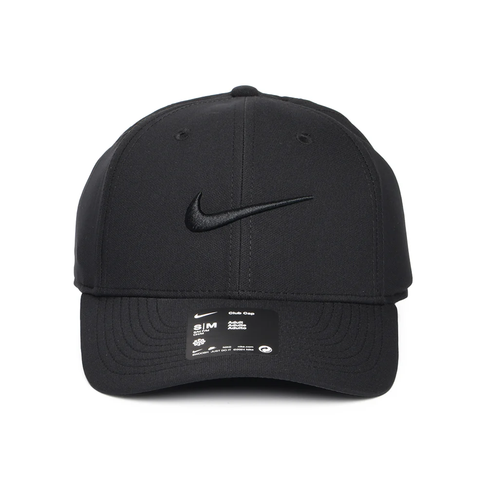 Nike Golf Dri-Fit Strukturierte Baseball Cap - Schwarz auf Schwarz - Image 2