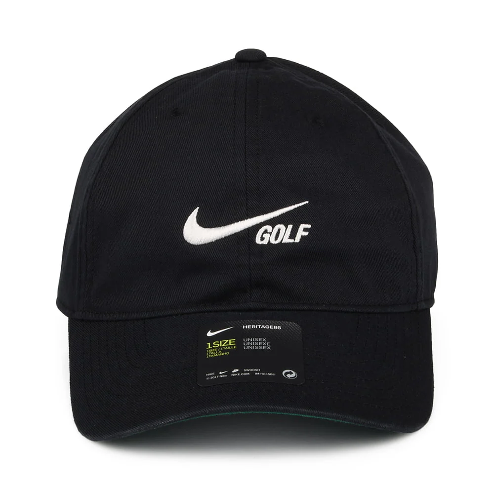 Nike Golf Heritage 86 Washed Solid Baseball Cap - Schwarz - Image 2