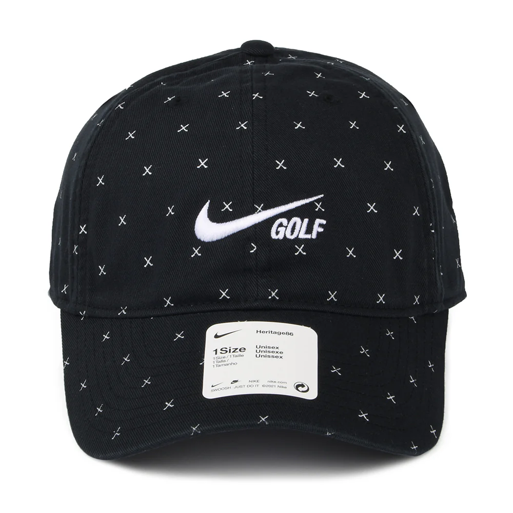 Nike Golf Heritage 86 Washed Club Baseball Cap - Schwarz - Image 2
