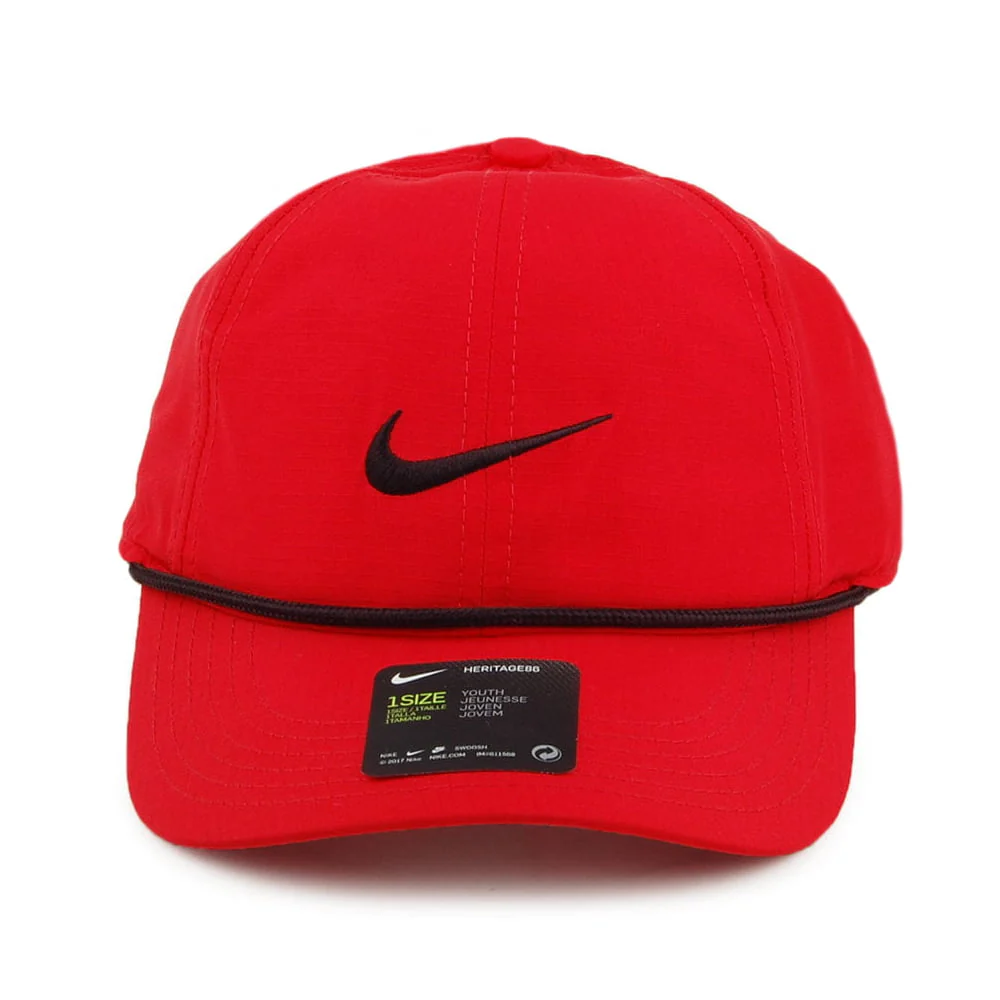 Nike Golf Kinder Heritage 86 Ripstop Baseball Cap - Rot - Image 2
