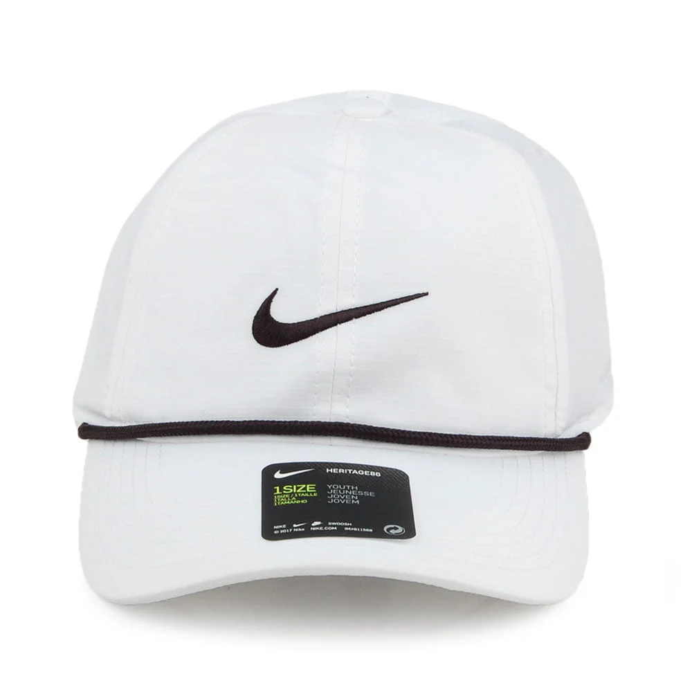 Nike Golf Kinder Heritage 86 Ripstop Baseball Cap - Weiß - Image 2