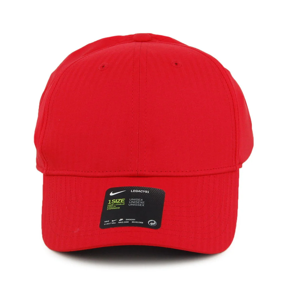 Nike Golf Legacy 91 Tech Tonal Stripe Unbedruckte Baseball Cap - Rot - Image 2