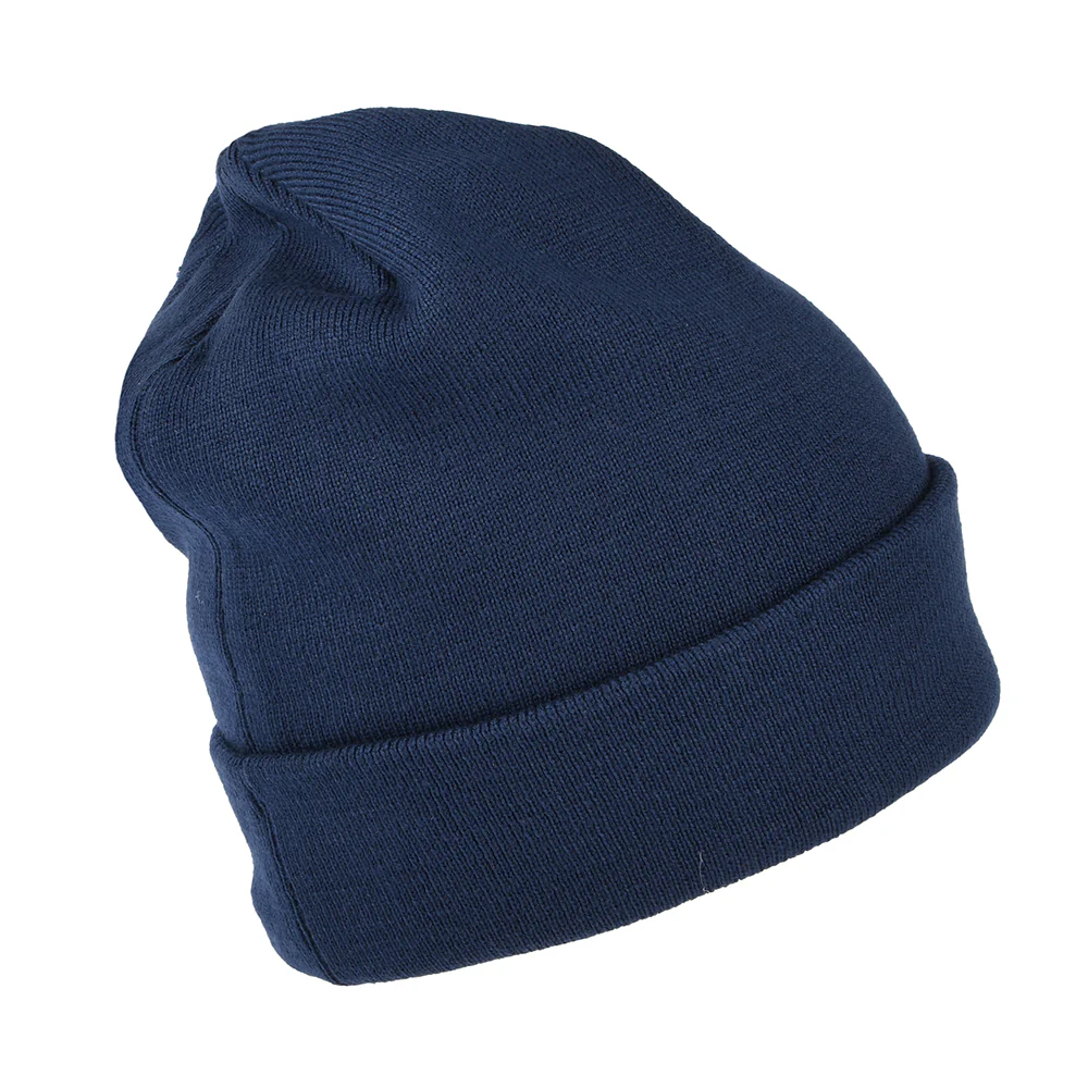 Nike Golf Swoosh mit Umschlag Beanie Mütze - Marineblau-Silber - Image 2