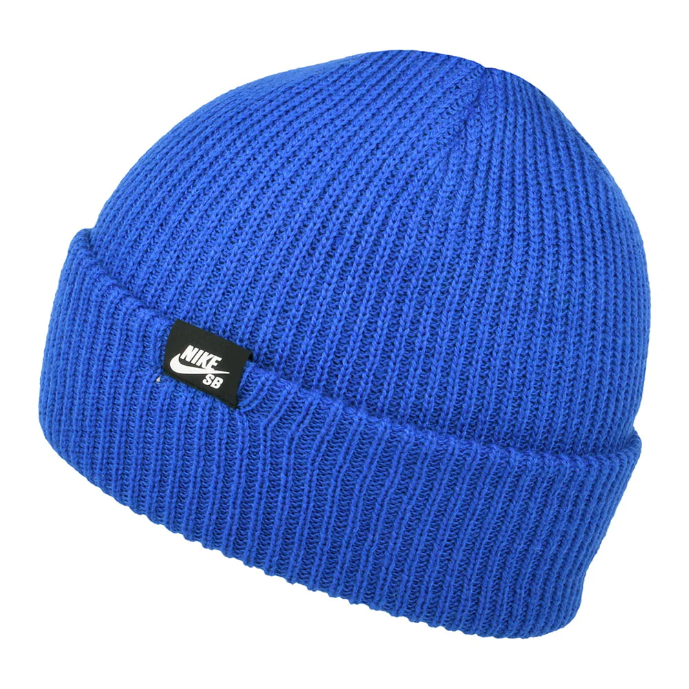Nike SB Fisherman mit Umschlag Beanie Mütze - Blau