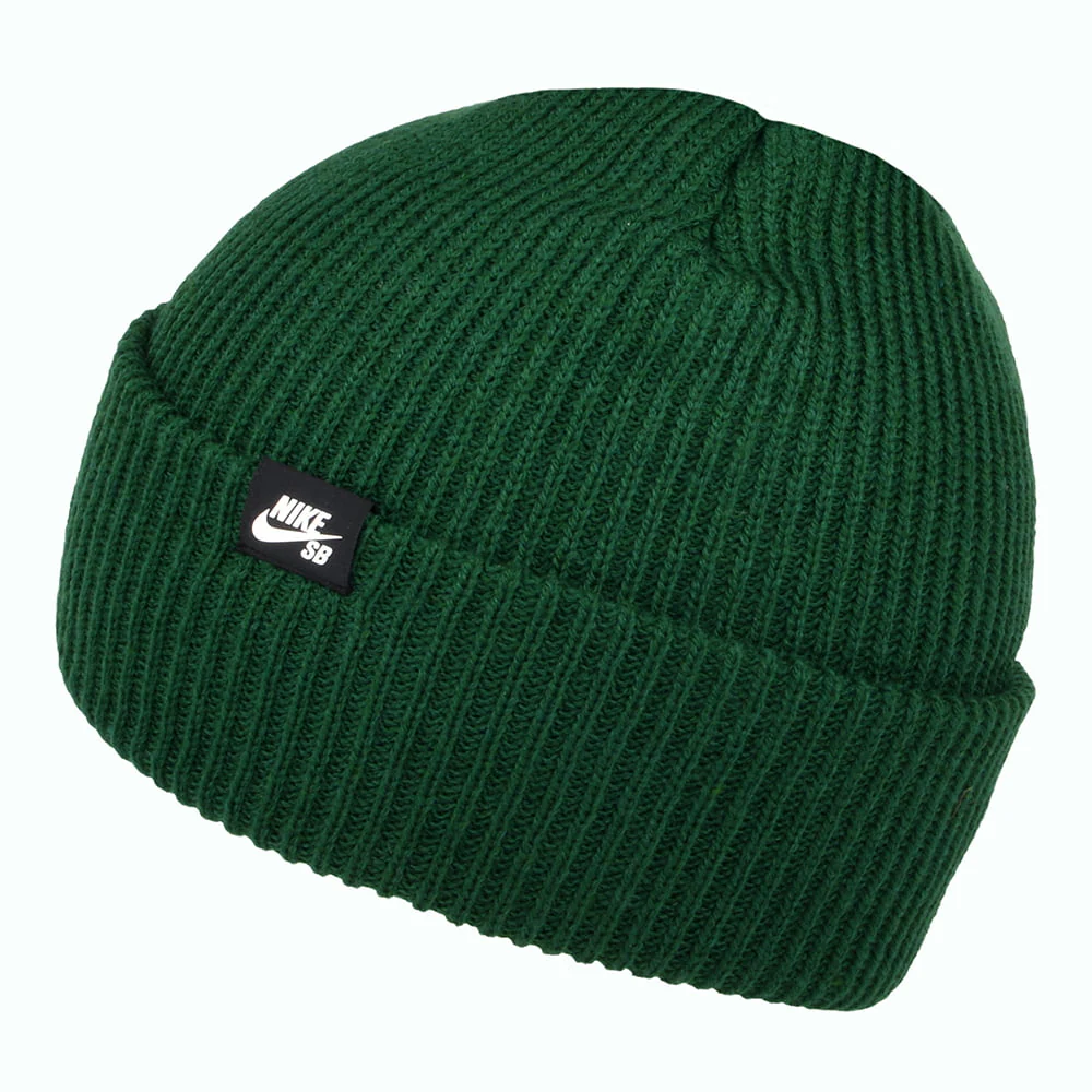Nike SB Fisherman mit Umschlag Beanie Mütze - Waldgrün