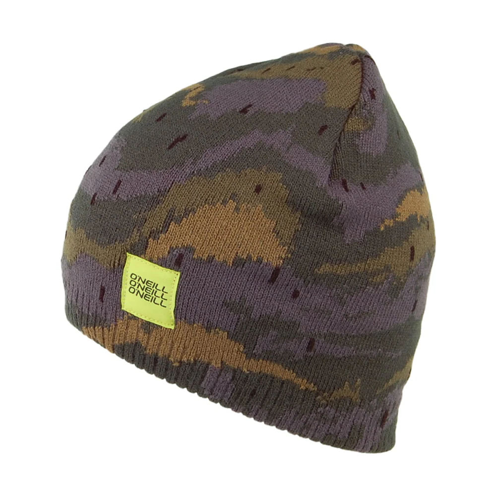 O'Neill Kinder Beanie Mütze in Tarnmuster - Militärgrün