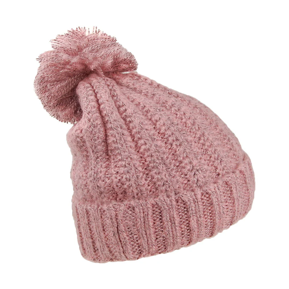 O'Neill Klobige Bommelmütze gestrickt - Rosé - Image 2