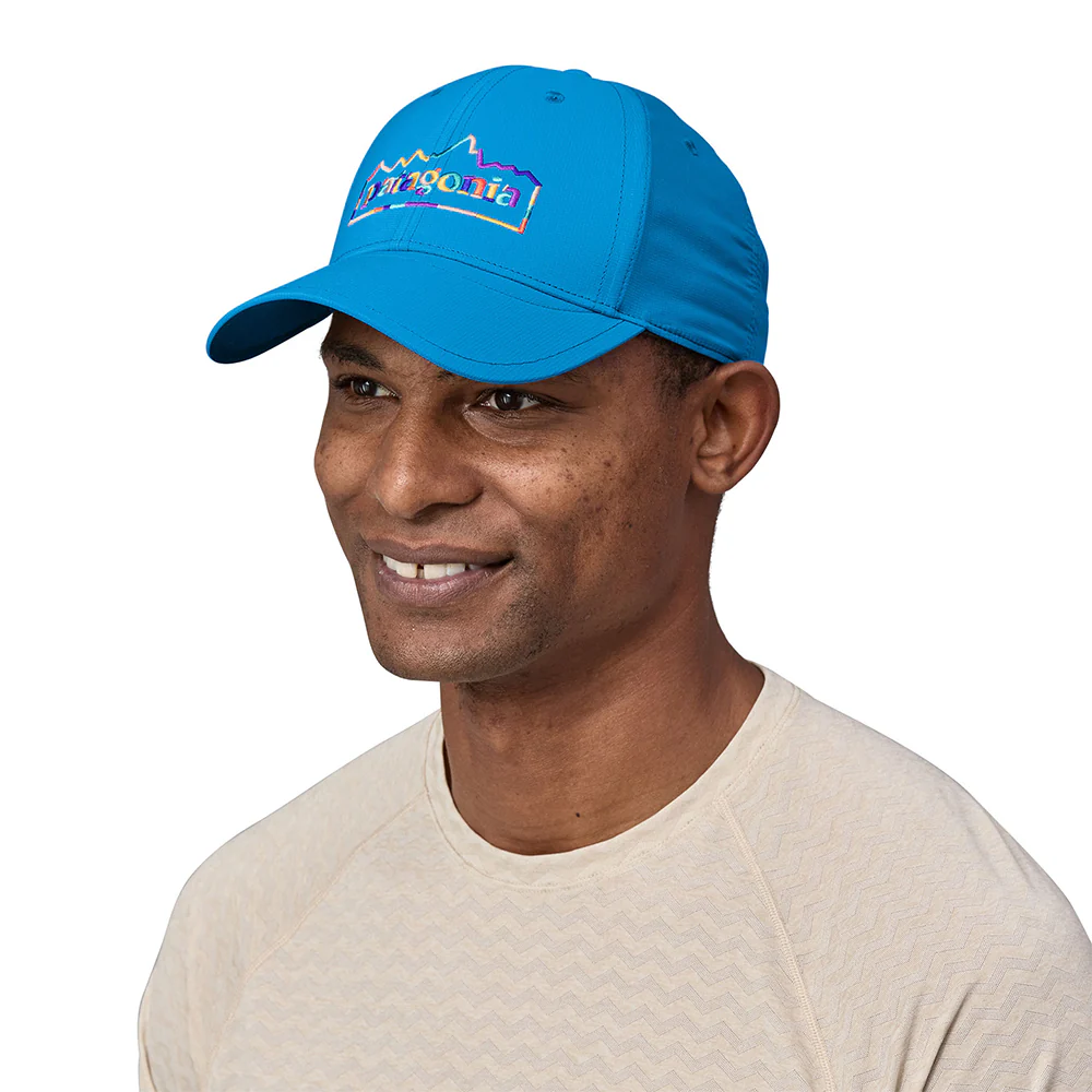 Patagonia Airshed mit niedriger Krone Recycelter Baseball Cap - Knallblau - Image 4