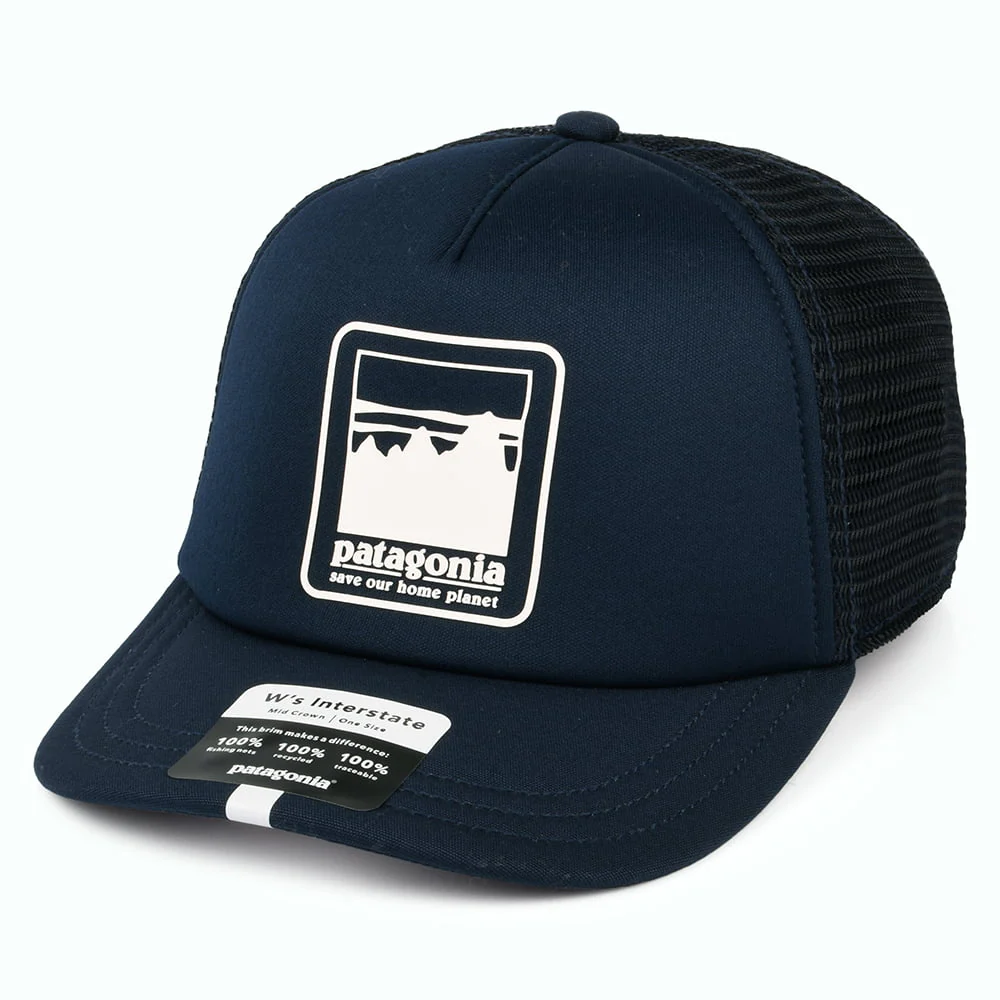 Patagonia Alpine Icon Interstate Trucker Cap - Marineblau