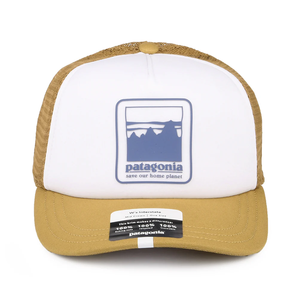 Patagonia Alpine Icon Interstate Trucker Cap - Weiß-Braun - Image 2
