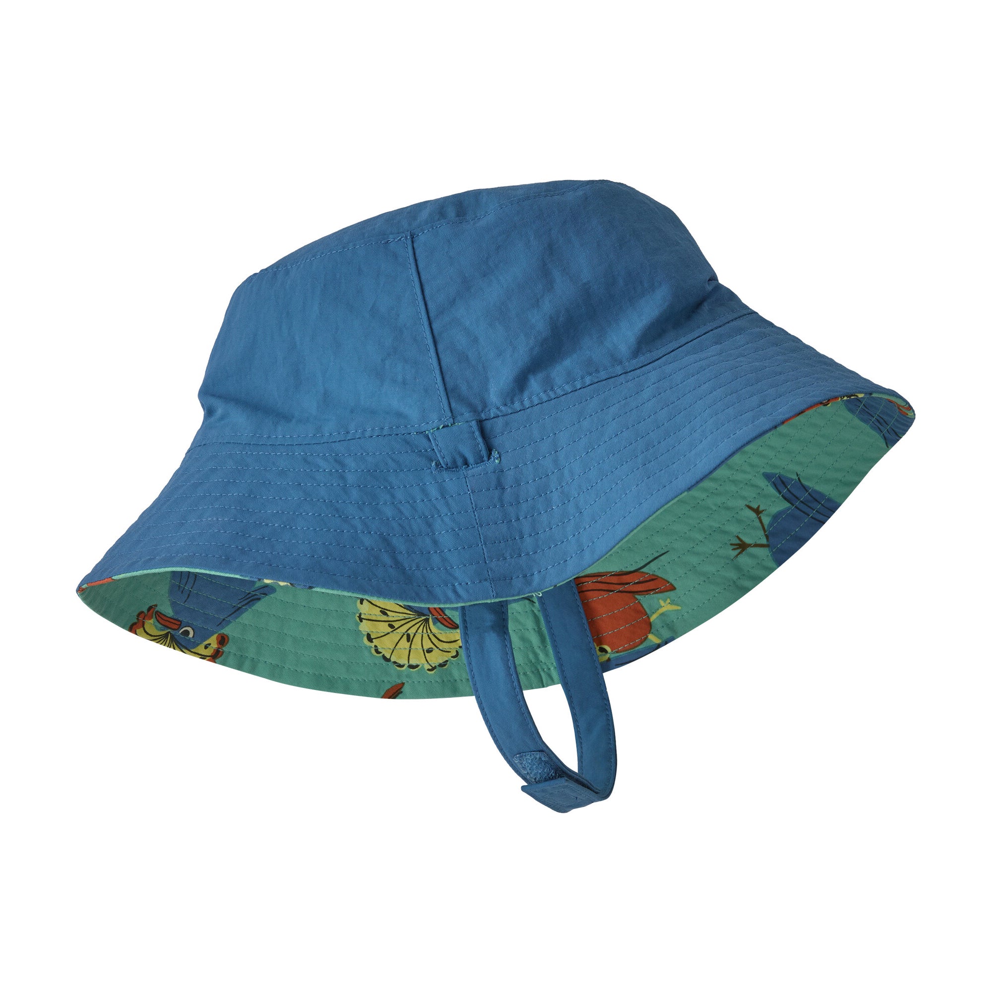 Patagonia Baby Royal Fren Wendbarer Sonnen Fischerhut - Grün-Blau - Image 2