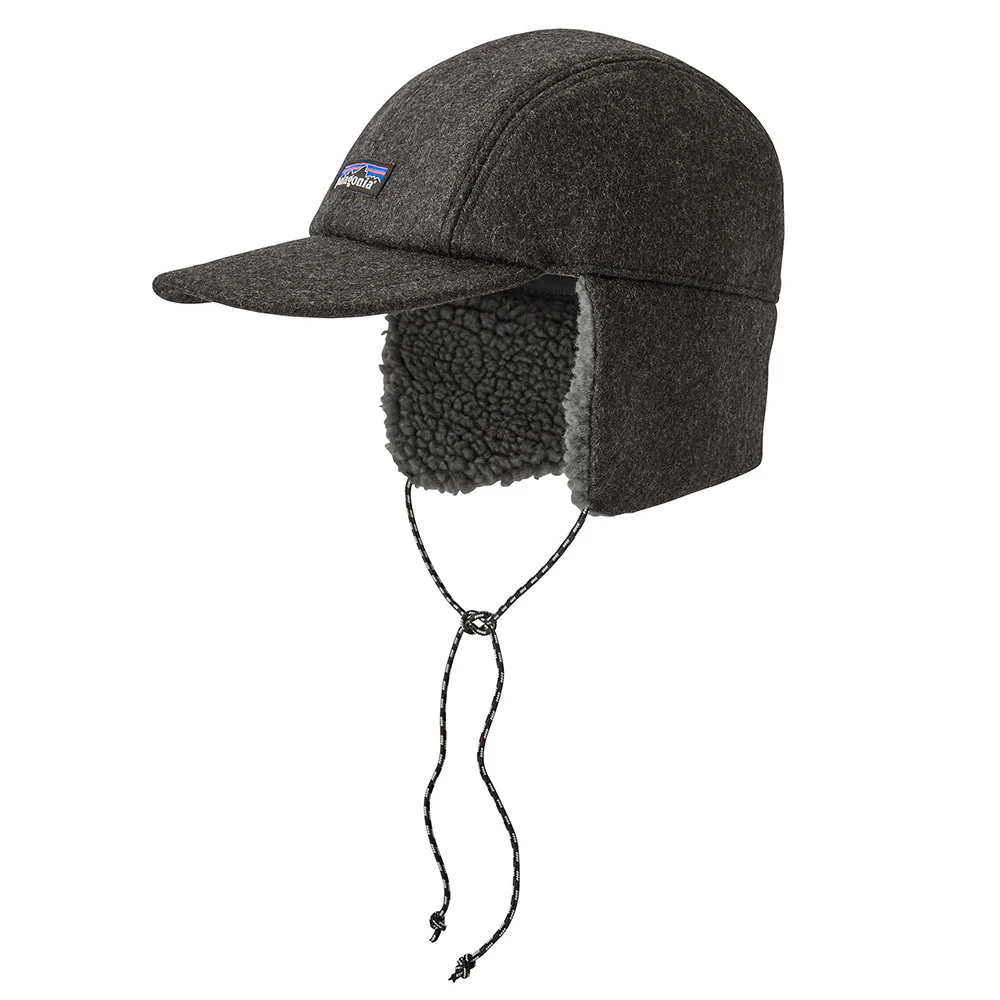Patagonia Baseball Cap mit Ohrenklappen aus recycelter Wolle - Grau - Image 2