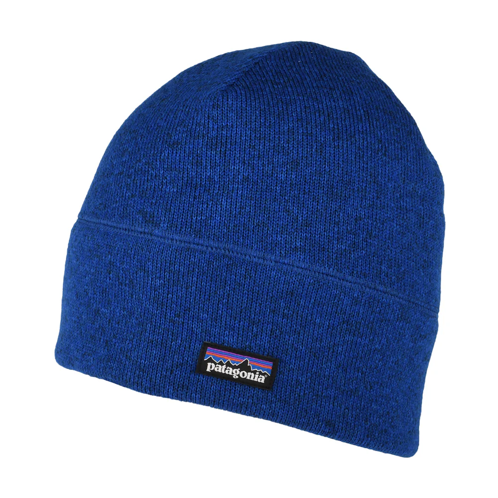 Patagonia Better Sweater Recycelte Beanie Mütze - Königsblau