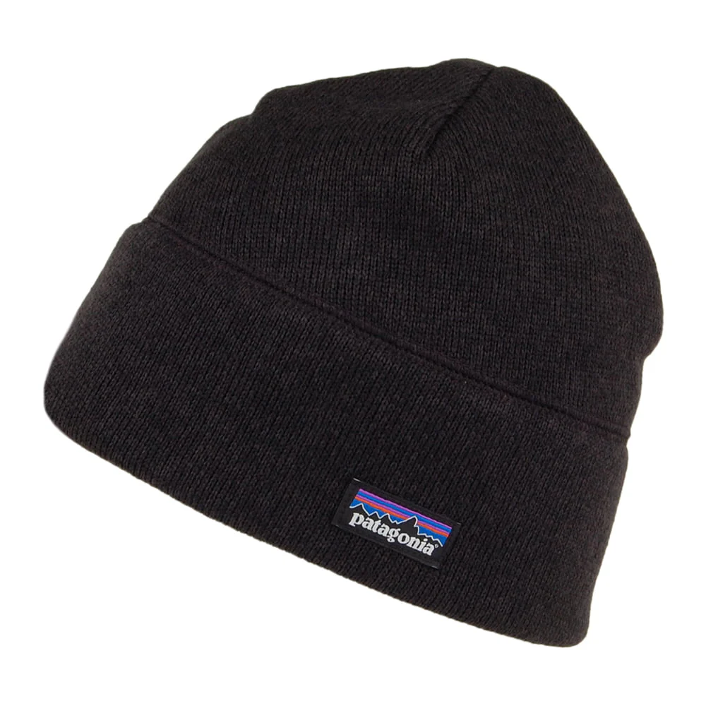 Patagonia Better Sweater Recycelte Beanie Mütze - Schwarz