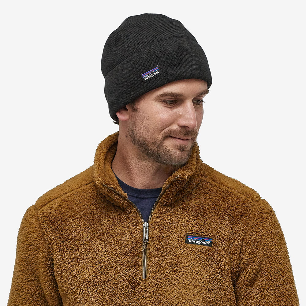 Patagonia Better Sweater Recycelte Beanie Mütze - Schwarz - Image 3