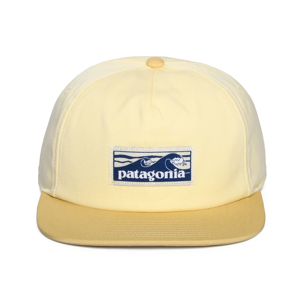 Patagonia Boardshort Label Funfarer Baseball Cap aus organischer Baumwolle - Buttermilch-Hellbraun - Image 2