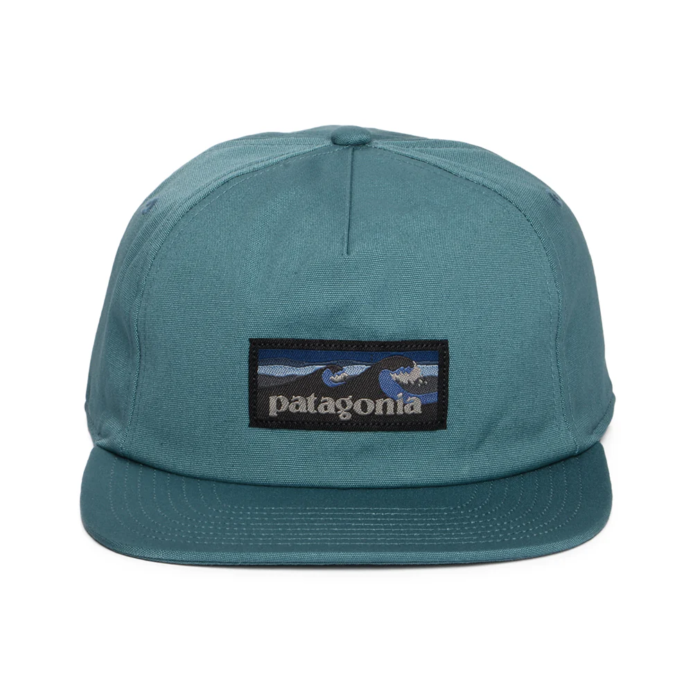 Patagonia Boardshort Label Funfarer Baseball Cap aus organischer Baumwolle - Dunkles Petrol - Image 2