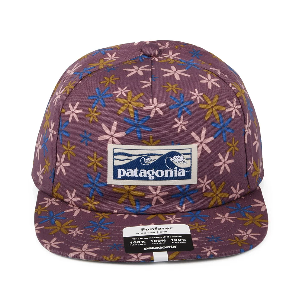 Patagonia Boardshort Label Funfarer Baseball Cap aus organischer Baumwolle - Lila - Image 2
