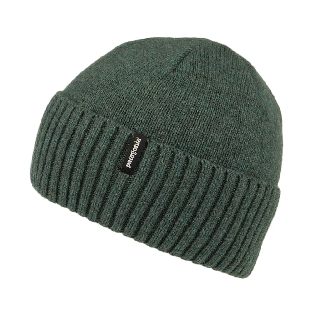 Patagonia Brodeo Beanie Mütze aus recycelter Wolle - Salbeigrün