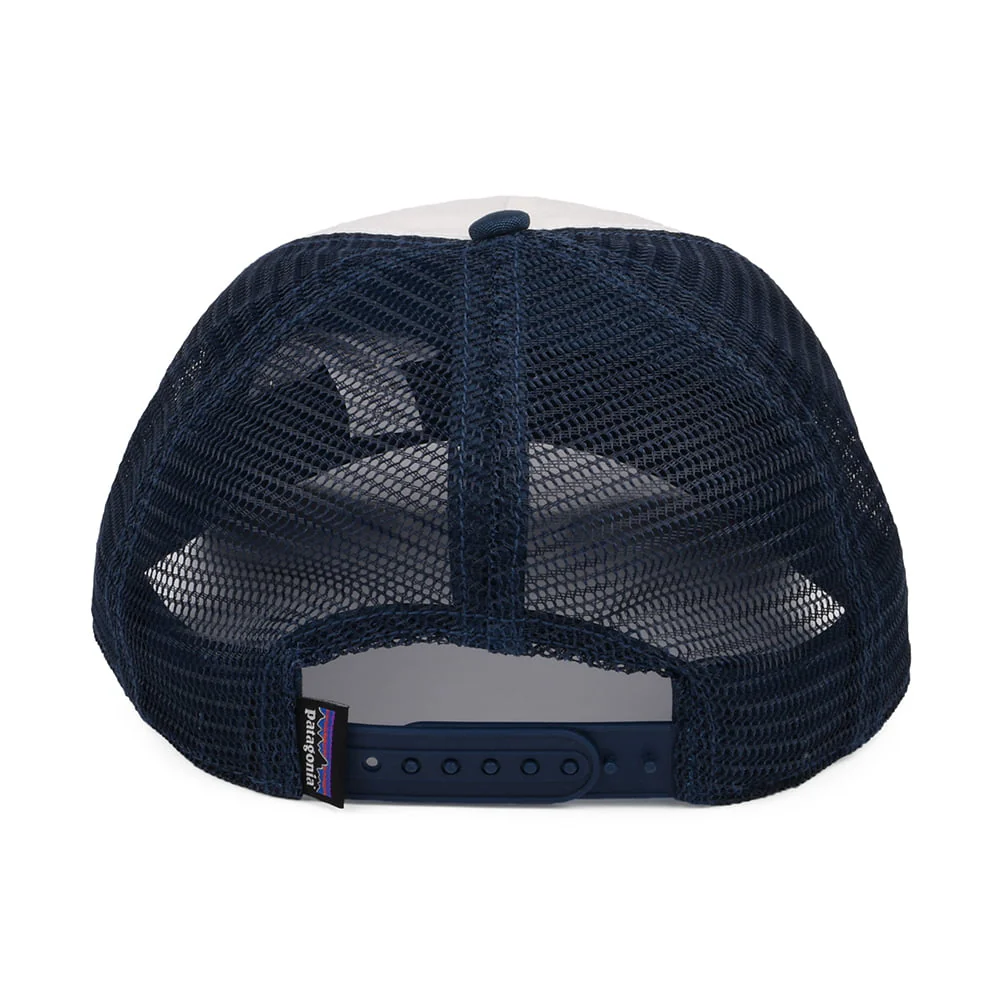 Patagonia Damen Pastell P-6 Label Layback Trucker Cap - Weiß-Blau - Image 3